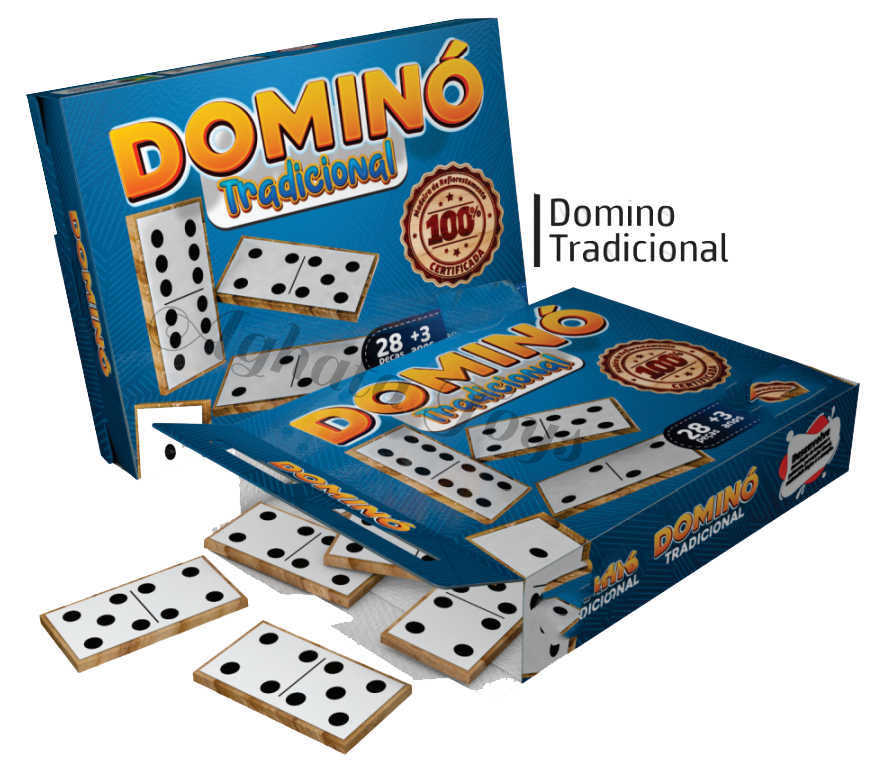 Dominó tradicional 28 peças