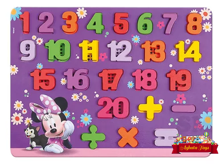 Encaixe Divertido Disney Números Minnie