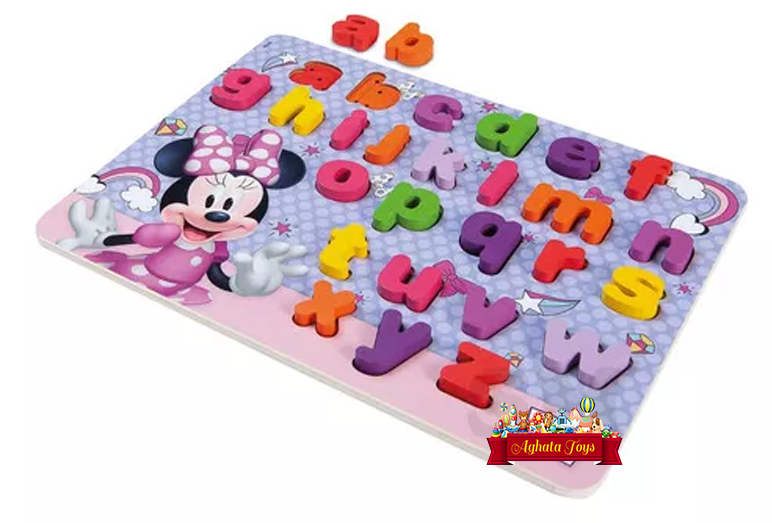 Encaixe Divertido Disney Letras Minúsculas Minnie