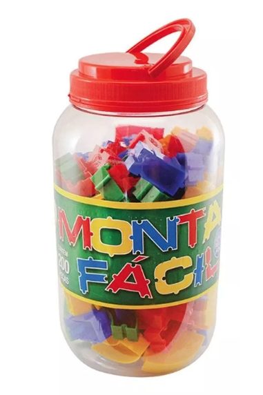 Monta Fácil - 200 Peças Blocos De Montar
