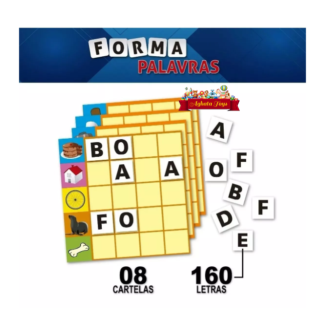 Forma Palavras Jogo Pedagógico 