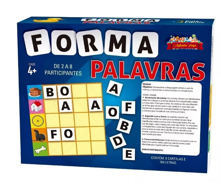 Forma Palavras Jogo Pedagógico 