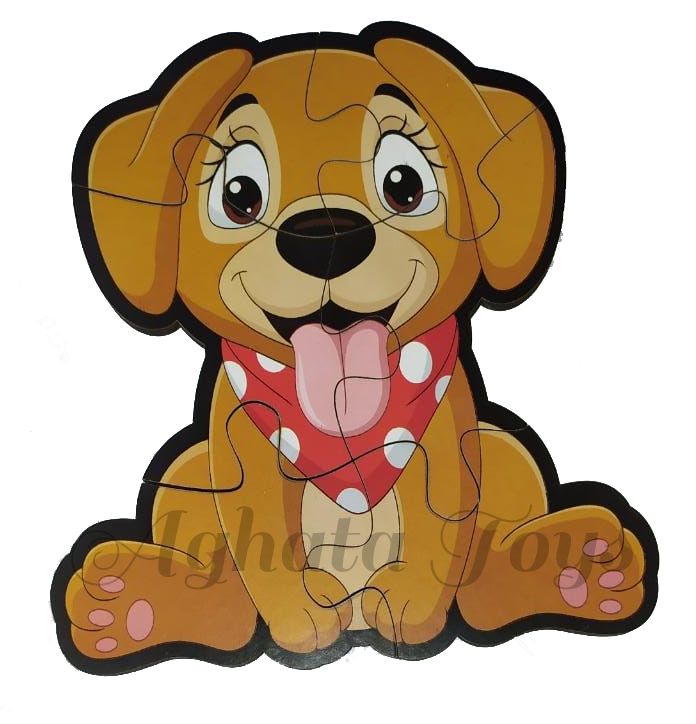Quebra Cabeça cachorrinho peças grandes