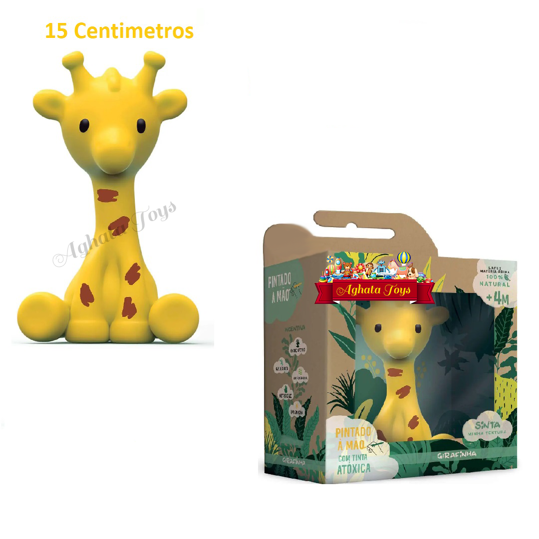 Mordedor Brinquedo Para Bebê Brinquedo Látex Girafinha
