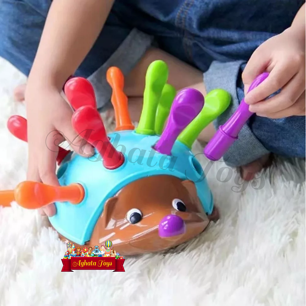 Ouriço Montessori Sensorial Pedagógico Contagem Interativo