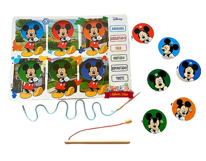 Pescaria divertida Disney Emoções Mickey
