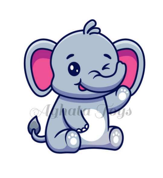 Placa Decorativa Quarto Infantil Elefante