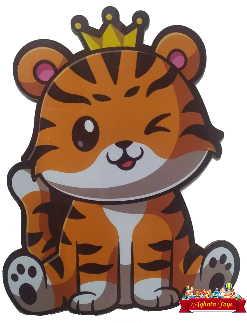 Placa Decorativa Quarto Infantil Tigre