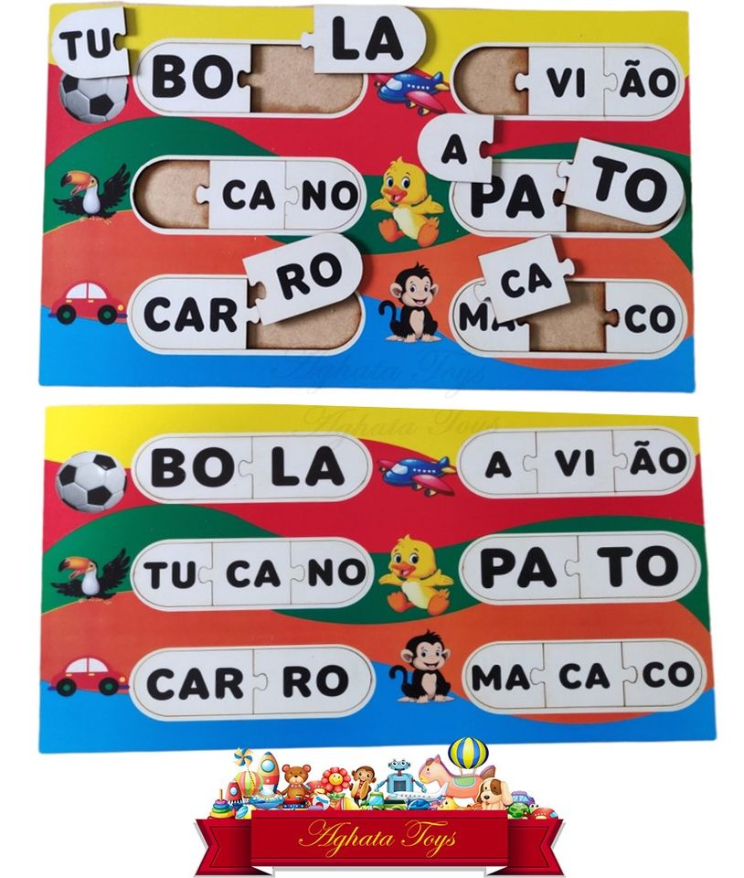 Quebra cabeça silábico