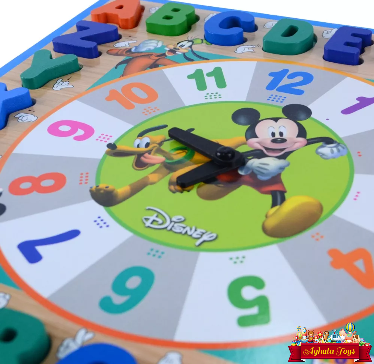 Relógio de encaixe alfanumérico Disney Mickey