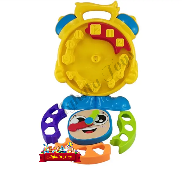 Relógio Didático Colorido Com Peças De Encaixar
