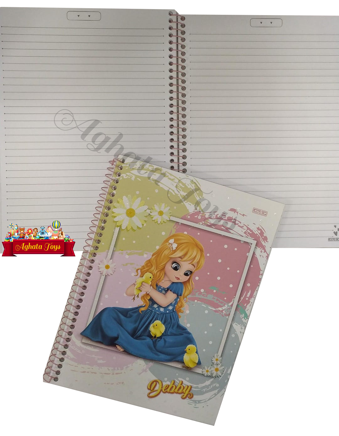 Caderno universitário Debby 80 Folhas Espiral