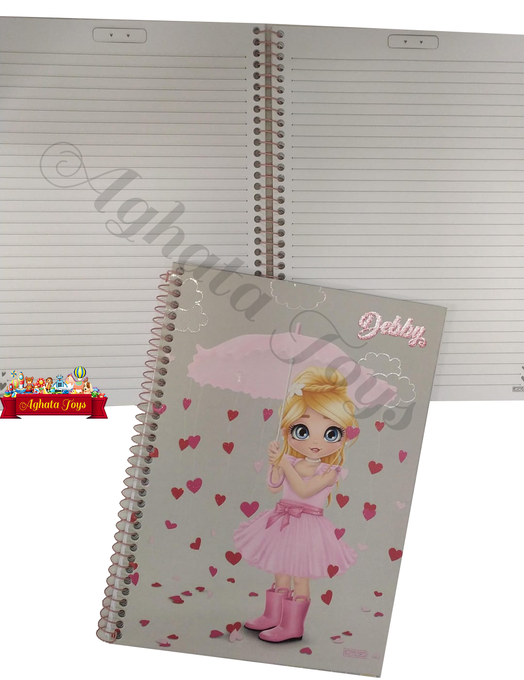 Caderno universitário Debby 80 Folhas Espiral