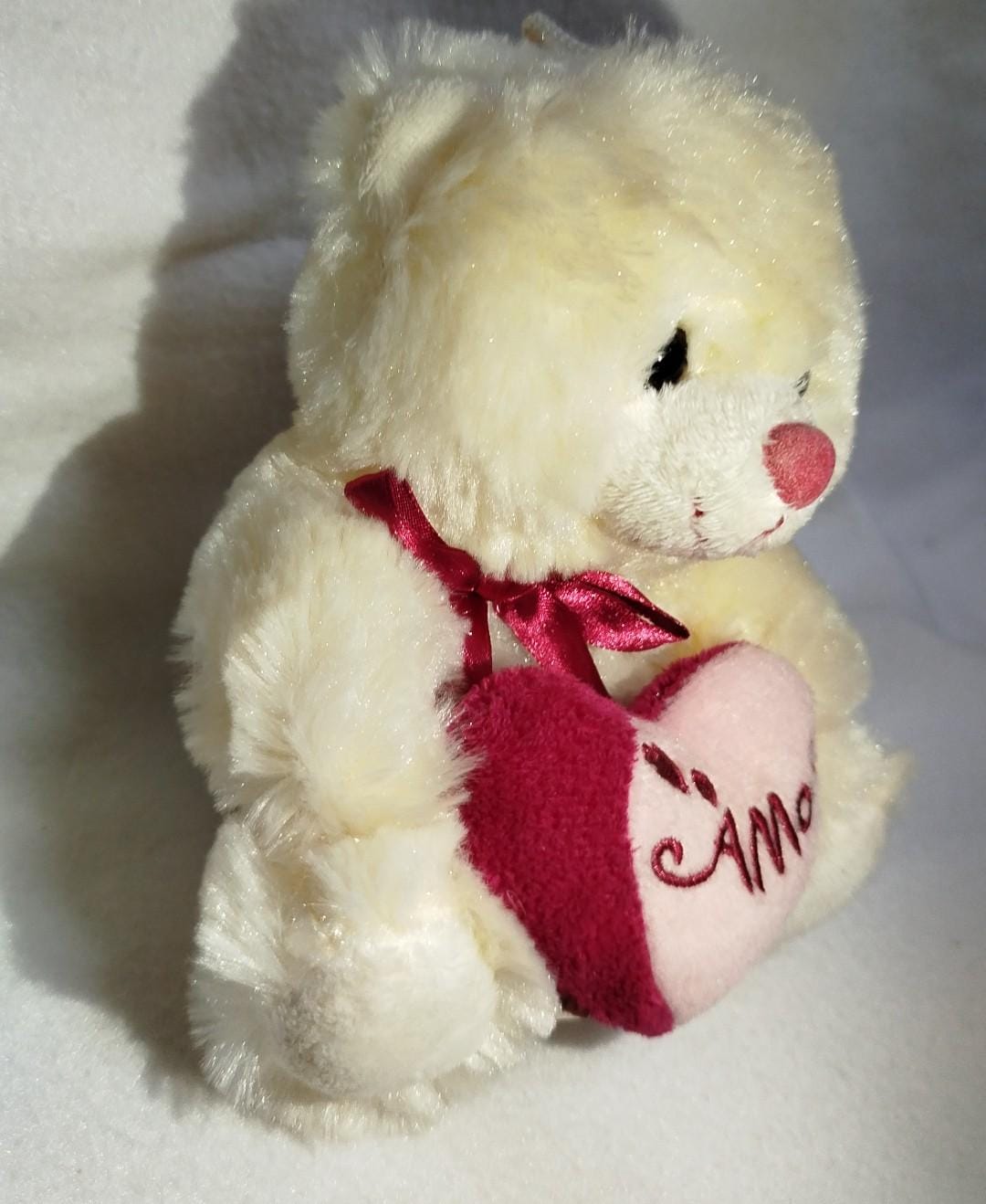 Urso De Pelúcia 16 Cm Amor Coração