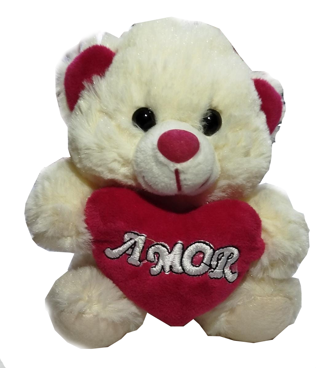 Urso De Pelúcia 16 Cm Amor Coração