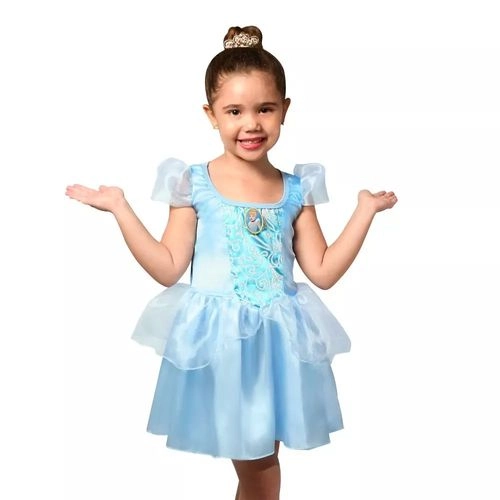 Fantasia Luxo Anna Frozen Princesa Infantil Original Disney
