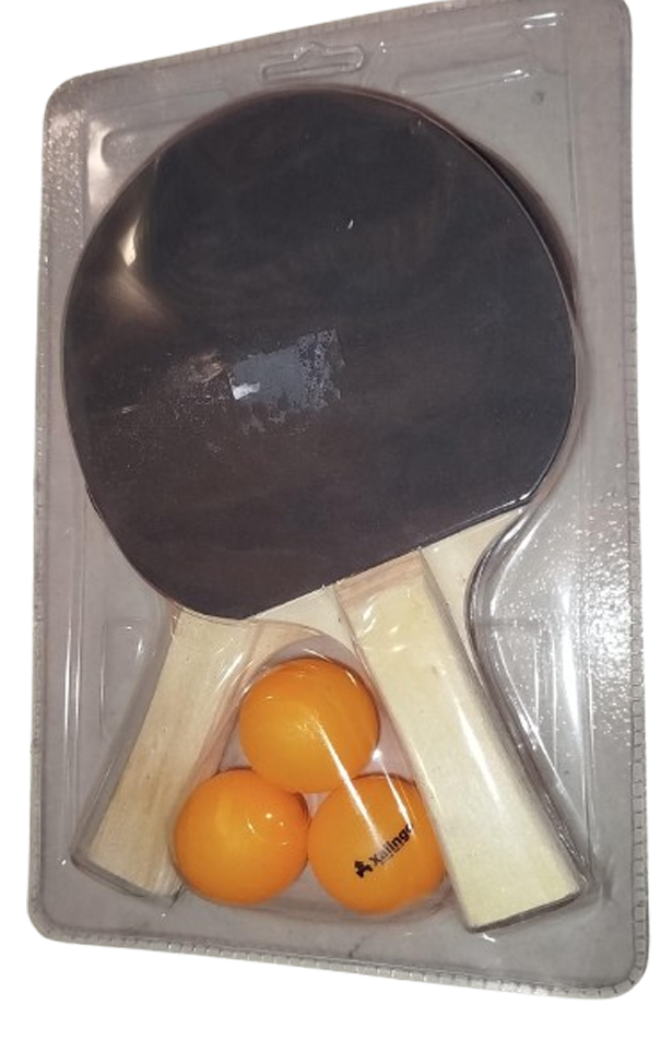 Conjunto Raquete Bolinhas Para Tênis De Mesa