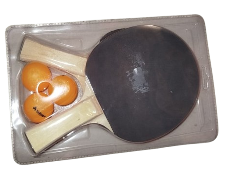 Conjunto Raquete Bolinhas Para Tênis De Mesa