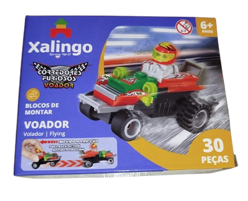 Blocos De Montar Carro A Fricção Corredores Voador