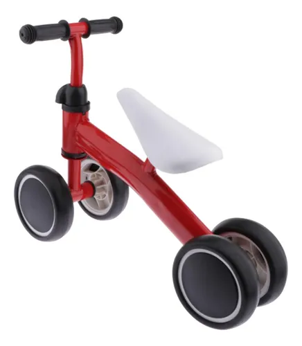 Triciclo Andador Equilíbrio Bike Balance Infantil Cor vermelho