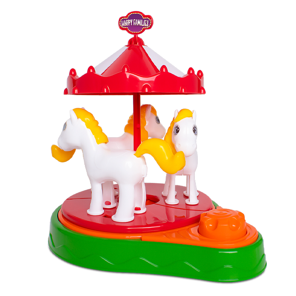 Happy Families Carrossel Magico Parque De Diversão Carrossel