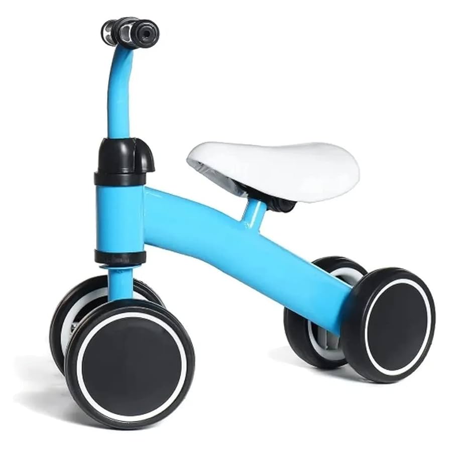 Triciclo Andador Equilíbrio Bike Balance Infantil Cor Azul Azul