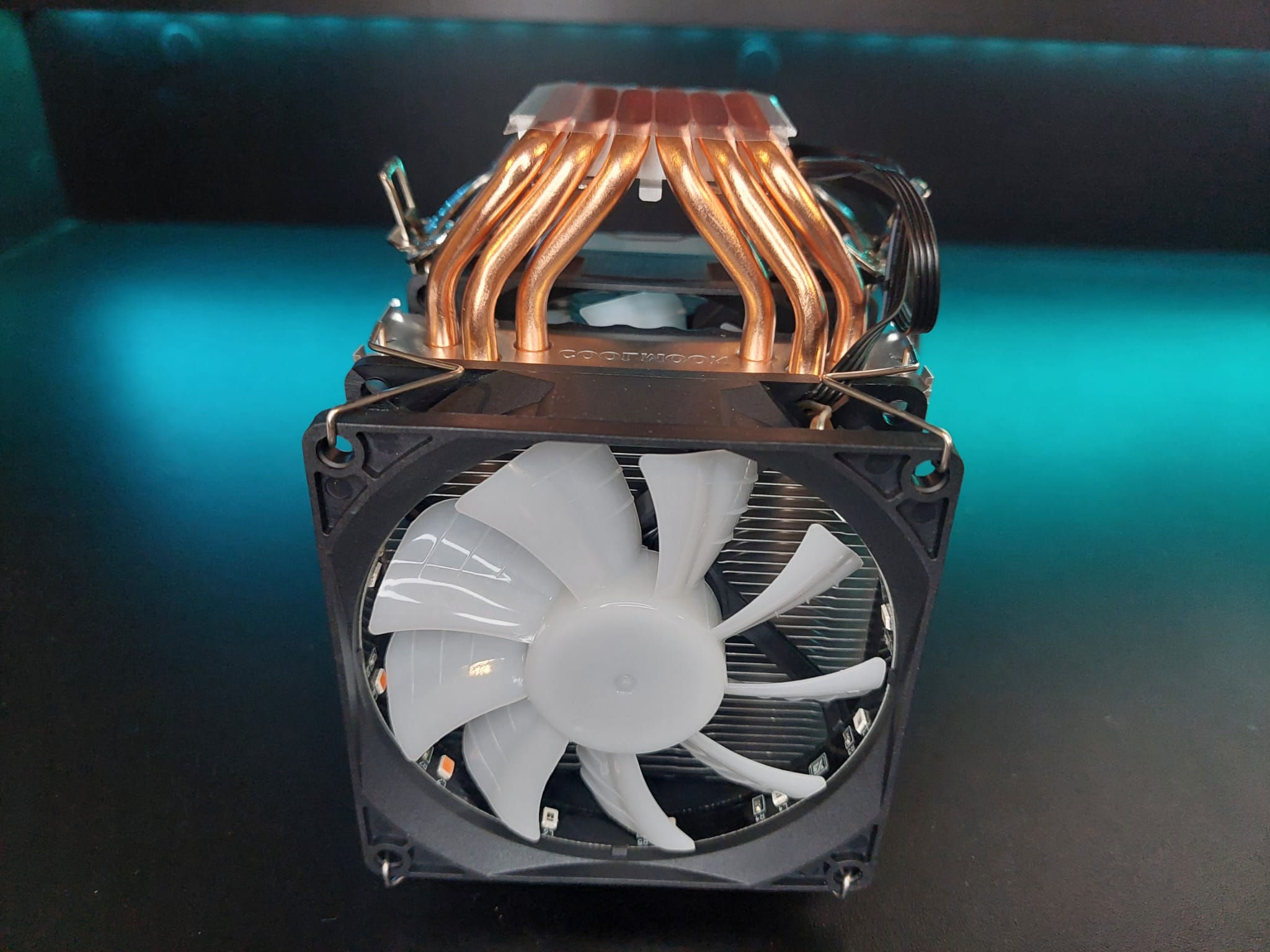 COOLMOON Gaming PC CPU Fan Six Heat Pipe Rgb Rdiator