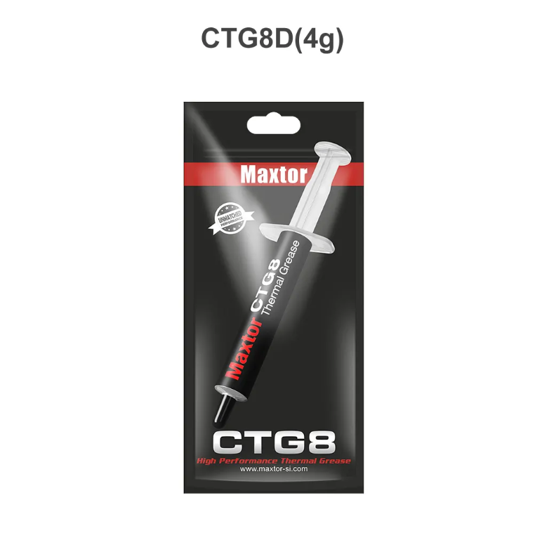 Maxtor customize thermal grease computer graphics card cooling silicone compound 4g/tube syringe thermal paste