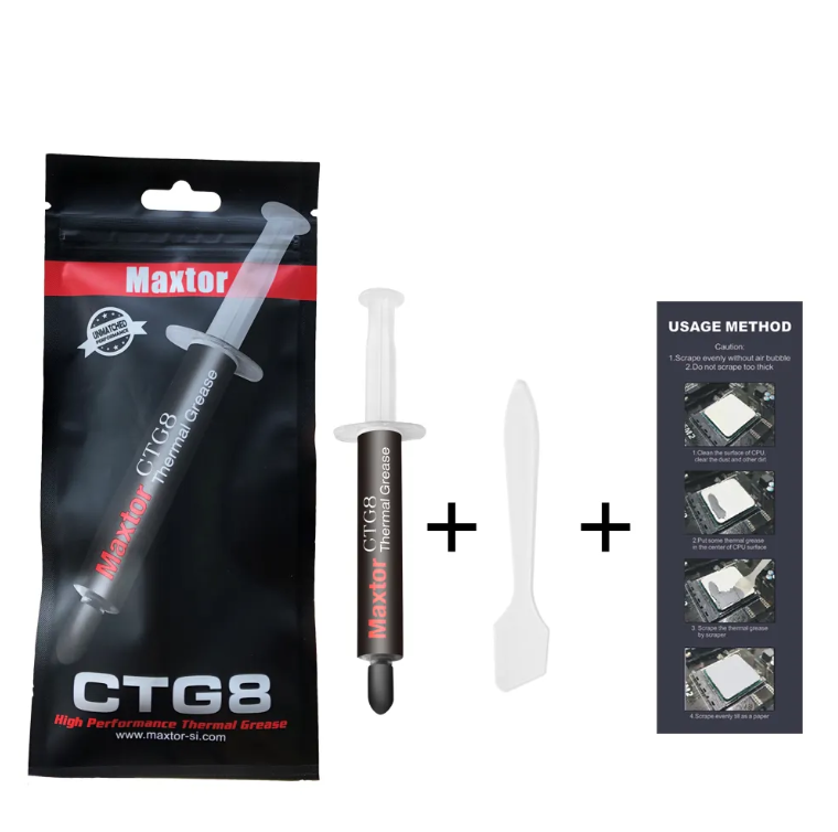 Maxtor customize thermal grease computer graphics card cooling silicone compound 4g/tube syringe thermal paste