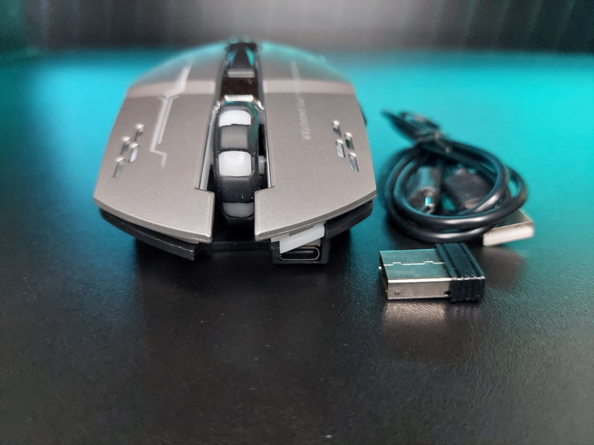 High quality mechanical gaming mouseT-Wolf Q13 2023,Charging Batery.