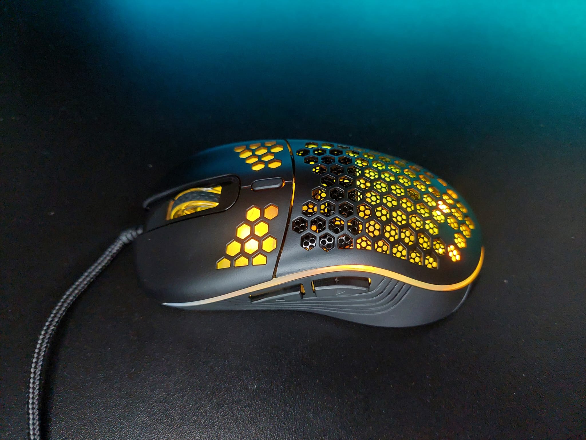  7200DPI Optical Gaming Mouse Ergonomic RGB USB Wired Mouse for Computer Office Gamer Mice Honeycomb Gaming Mouse