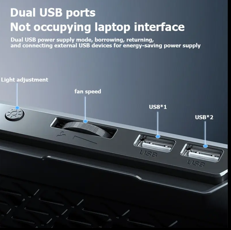 High performance A9 notebook radiator RGB Cooling artifact laptop stand computer cooling
