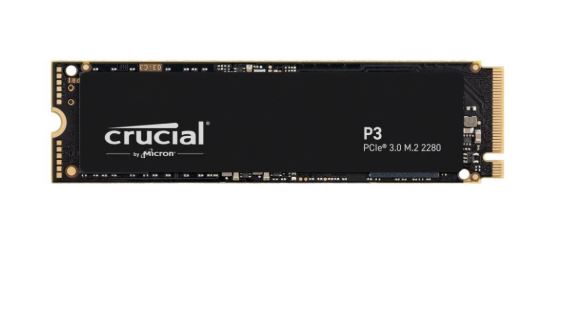 SSD|CRUCIAL|P3|500GB|M.2|PCIE|NVMe|3D NAND|Write speed 1900 MBytes/sec|Read speed 3500 MBytes/sec|TBW 110 TB|CT500P3SSD8