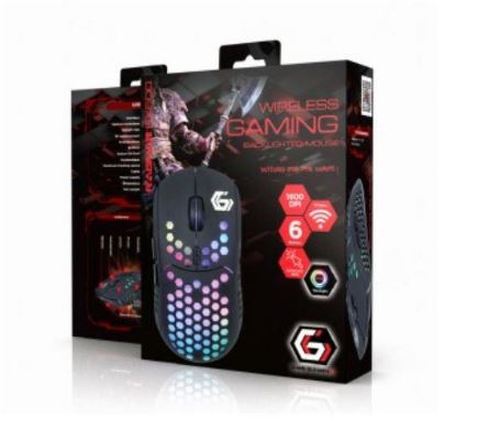 MOUSE USB OPTICAL WRL RGB/GAM MUSG-RAGNAR-WRX500 GEMBIRD