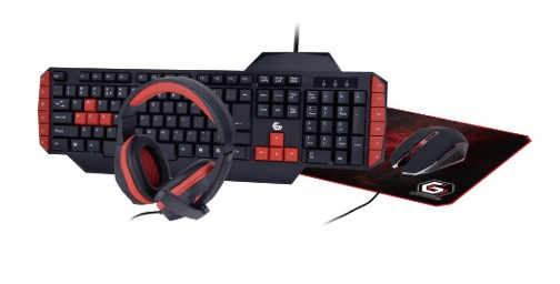 KEYBOARD USB GAMING KIT ENG/ULTIMATE GGS-UMG4-02 GEMBIRD