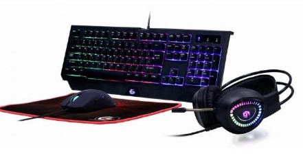 KEYBOARD USB GAMING KIT ENG/PHANTOM GGS-UMGL4-01 GEMBIRD