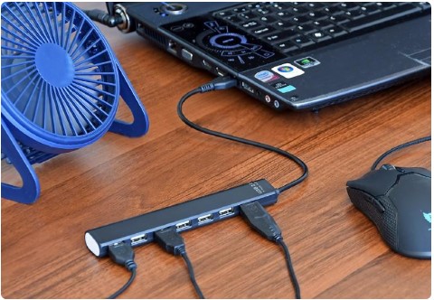 I/O HUB USB2 7PORT/UHB-U2P7-04 GEMBIRD