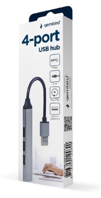 I/O HUB USB3 4PORT/UHB-U3P1U2P3-02 GEMBIRD