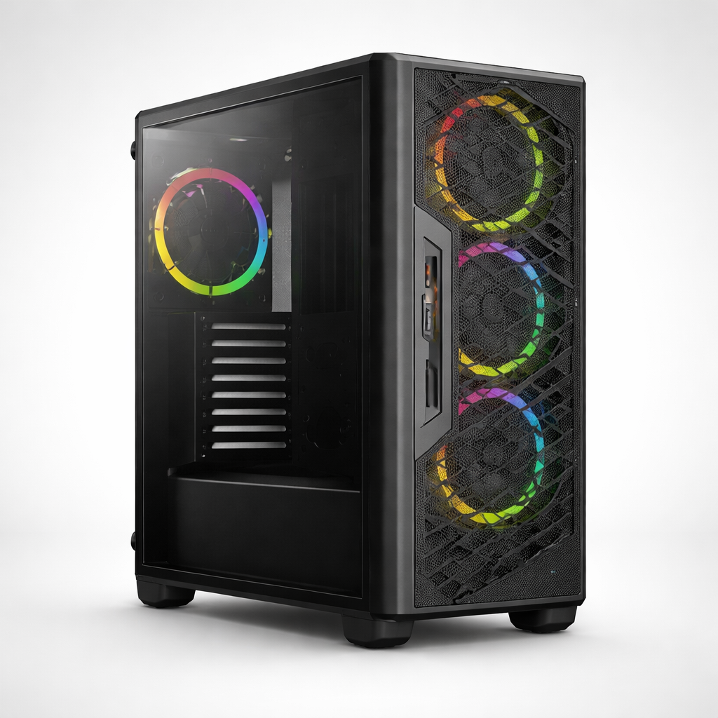 Case|ADATA|XPG LANDER 501|MidiTower|Not included|ATX|EATX|MicroATX|MiniITX|Colour Black|LANDER5014A-BKCWW