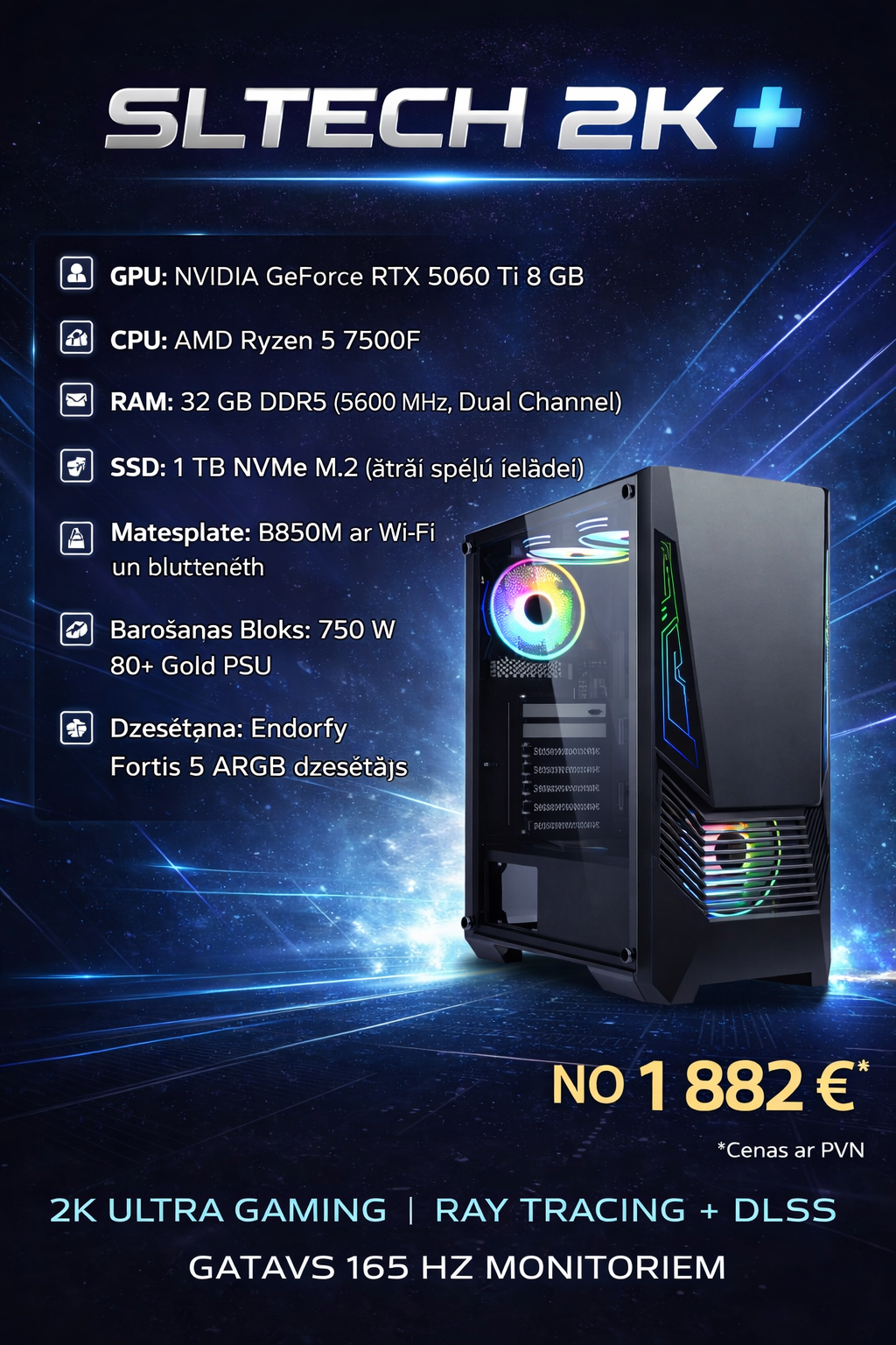 SLTECH 2K+ Gaming PC