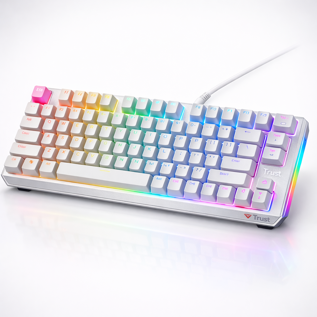 KEYBOARD USB GXT833W THADO/ENG 24737 TRUST