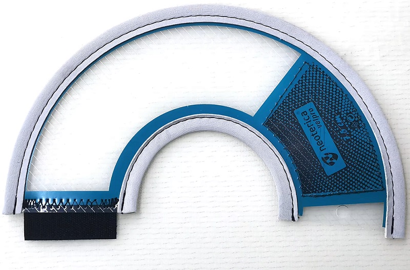 Collier carcan avec attache velcro pour chien 