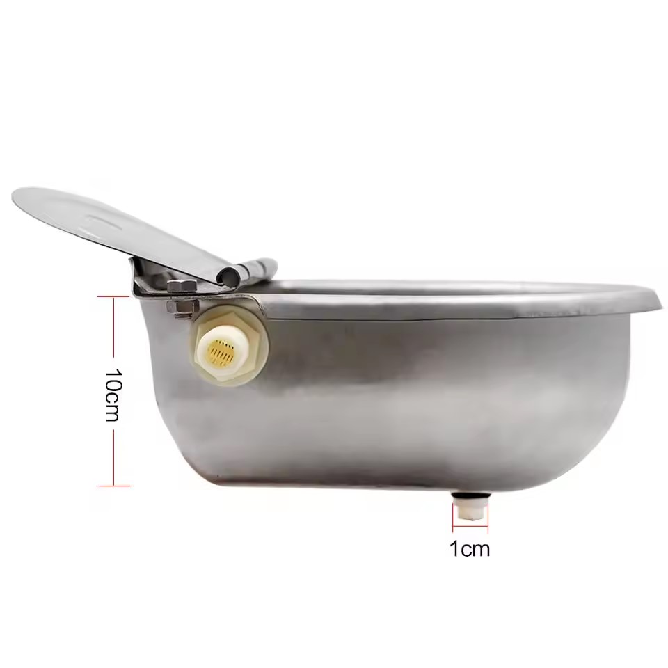 Abreuvoir automatique à niveau constant en inox 3 litres 