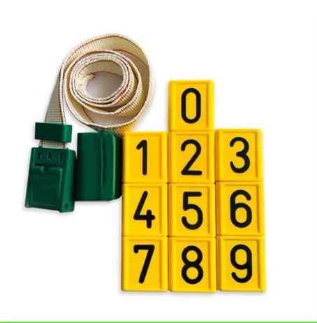 Collier en Plastique d'Identification de Vache avec Numéro 10 , 