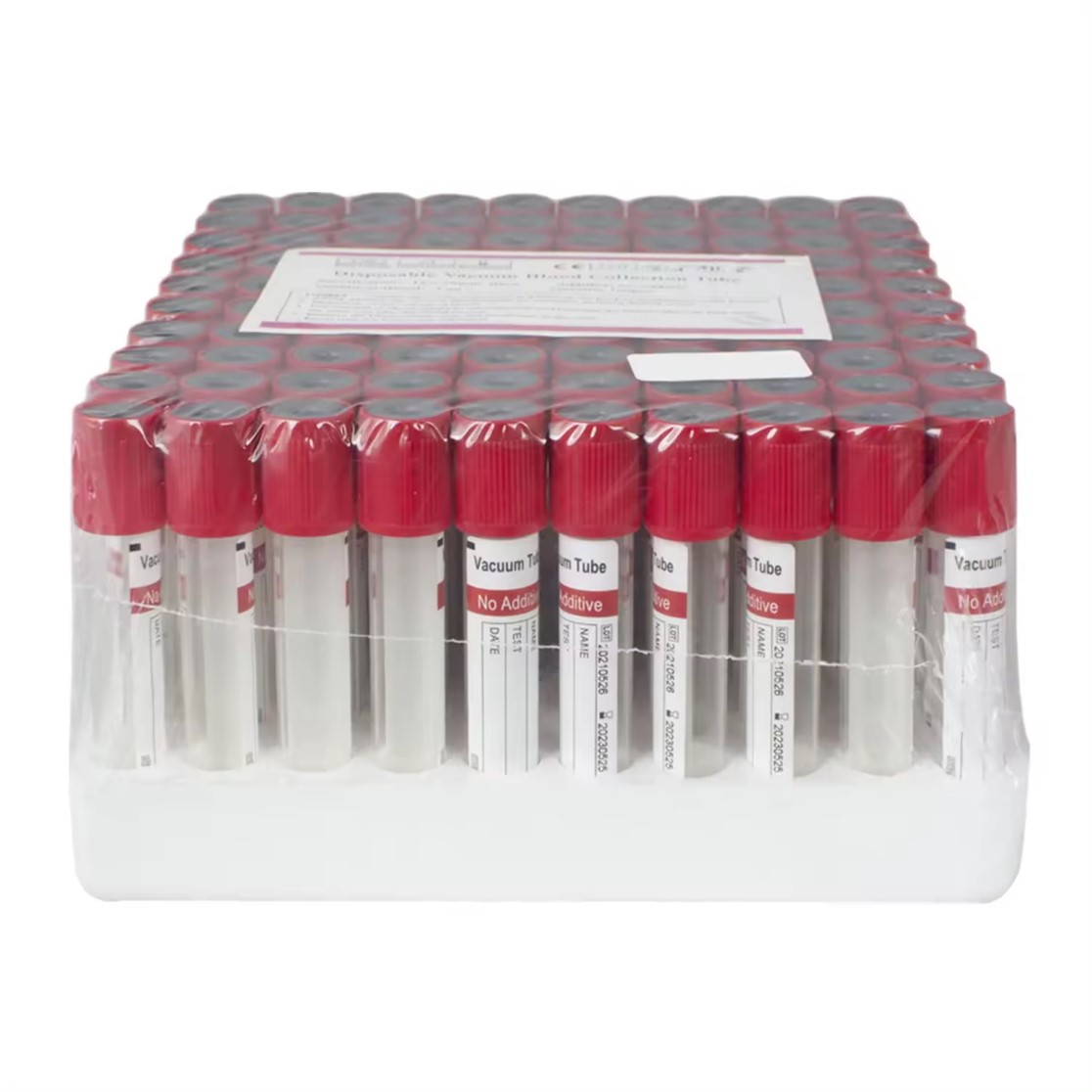 TUBE SEC DE PRELEVEMENT BOITE DE 100  5ml 10ml