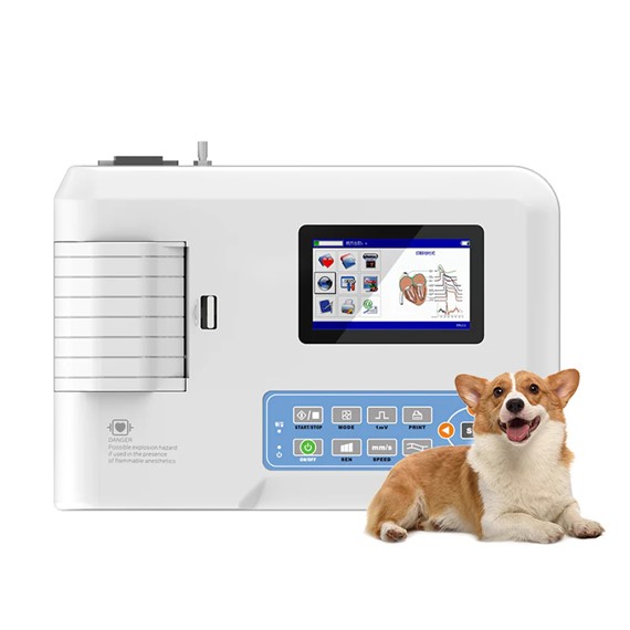 ELECTRO CARDIOGRAPHE VETERINAIRE 3 PISTES 
