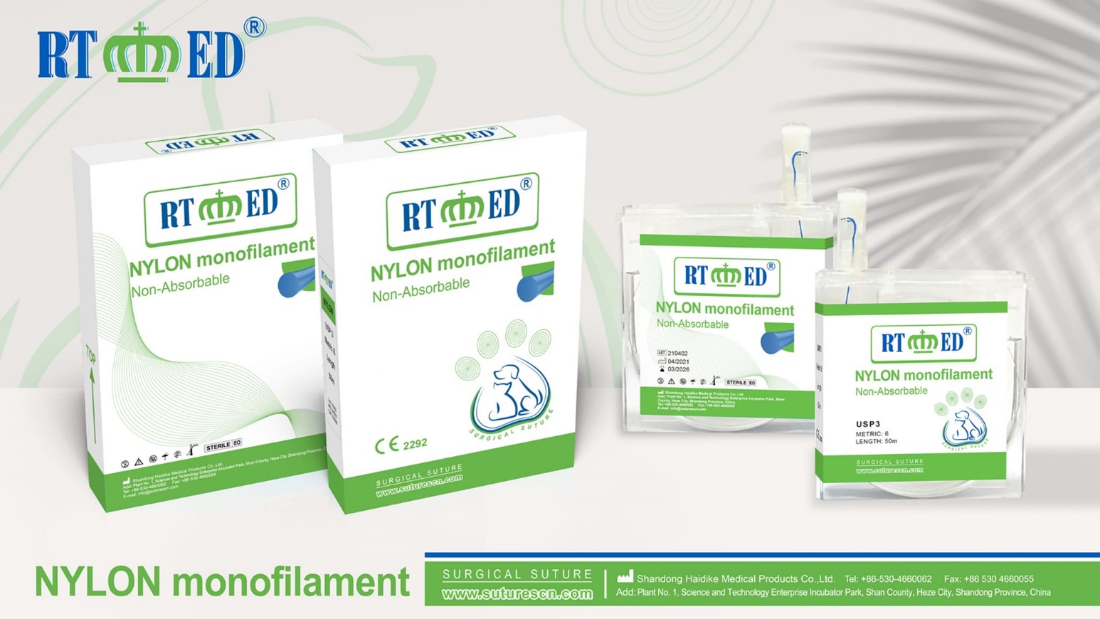 FIL DE SUTURE NYLON EN CASSETTE 
