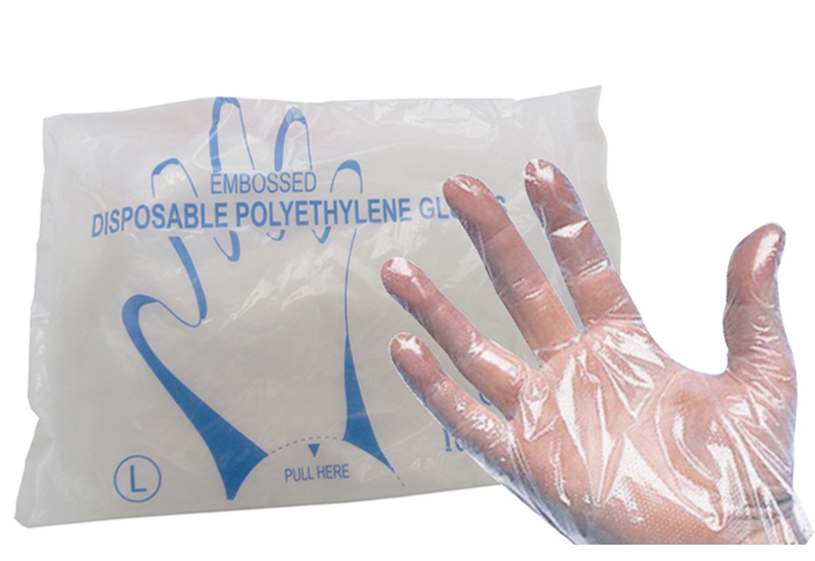 GANT EXAMEN PLASTIQUE TRANSPARENT SACHET DE 100 