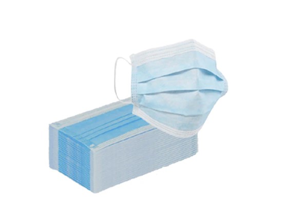MASQUE DE PROTECTION JETABLE 3 PLIS BOITE DE 100 