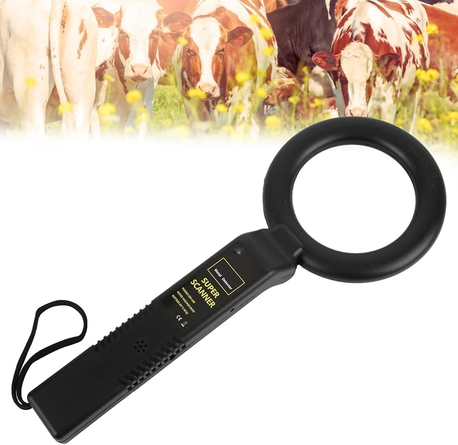 DETECTEUR DE METAUX POUR BOVIN.